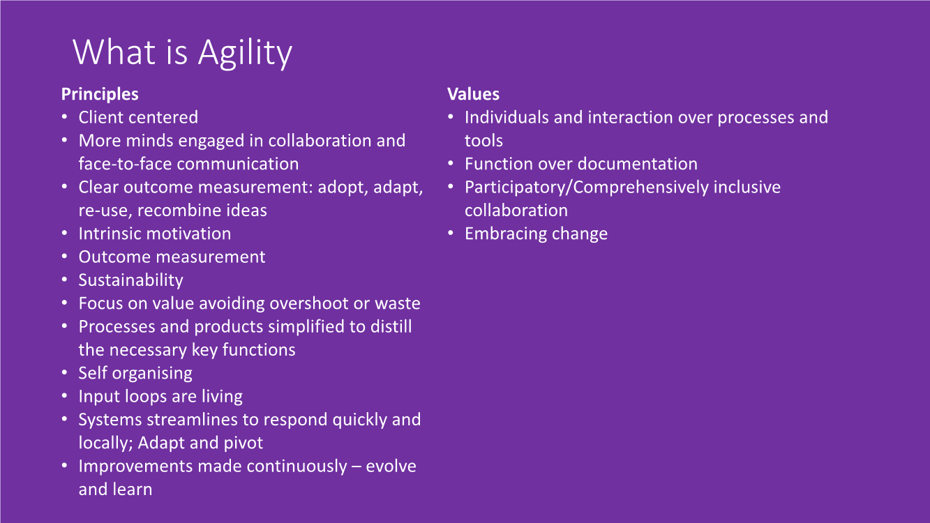 What is agility