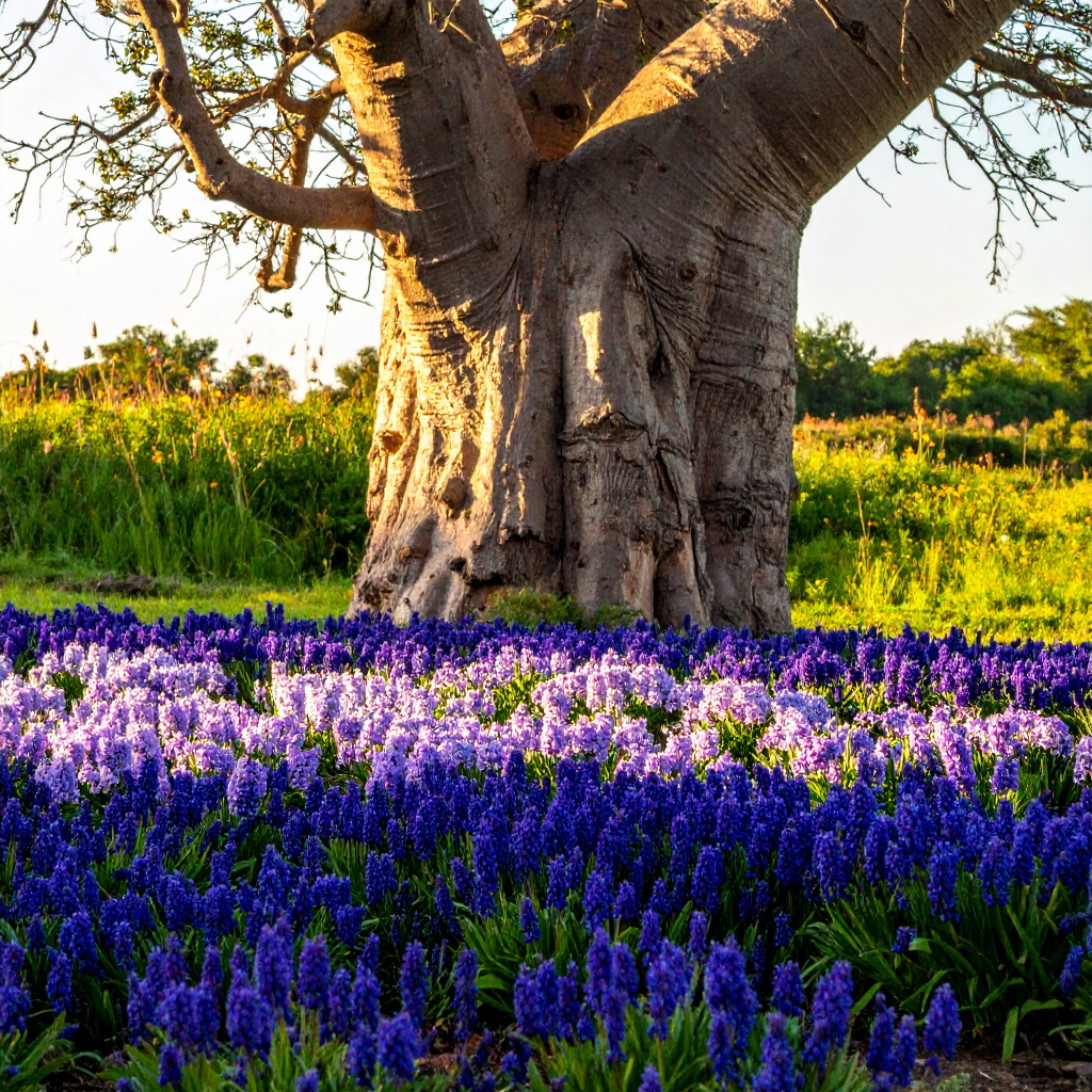 Baobab with purple flower LR-v1